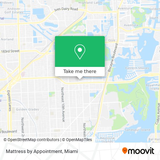 Mattress by Appointment map