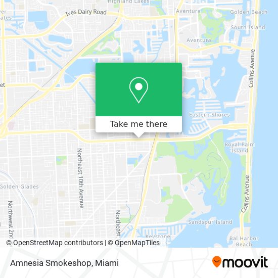 Mapa de Amnesia Smokeshop