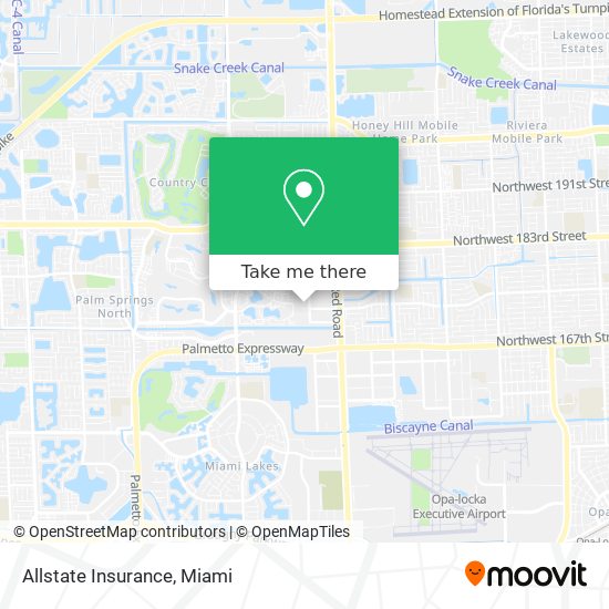 Mapa de Allstate Insurance