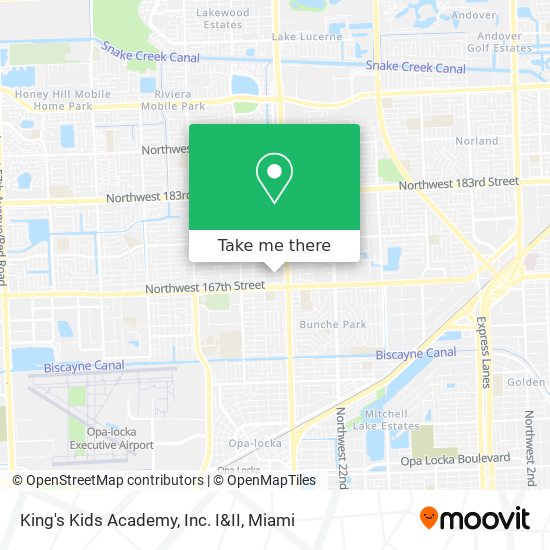 King's Kids Academy, Inc. I&II map