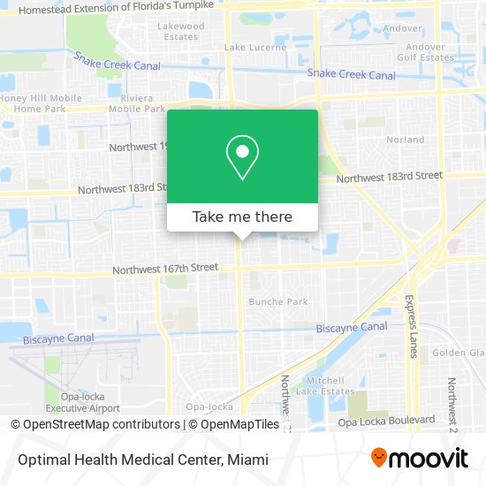 Mapa de Optimal Health Medical Center