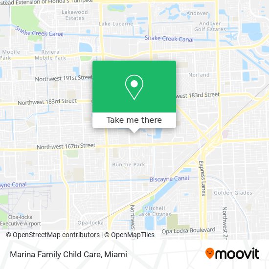 Marina Family Child Care map