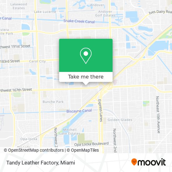 Mapa de Tandy Leather Factory