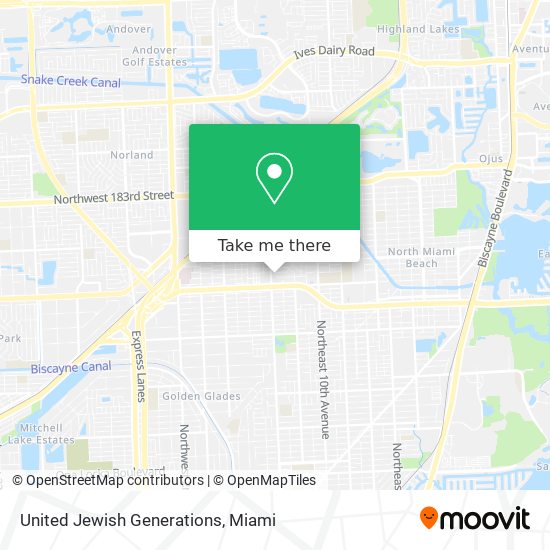 United Jewish Generations map