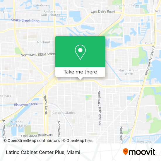 Mapa de Latino Cabinet Center Plus