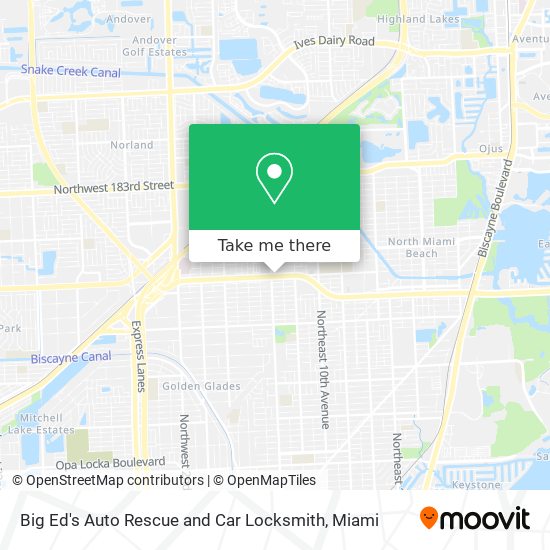 Mapa de Big Ed's Auto Rescue and Car Locksmith