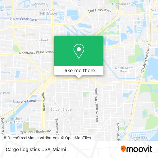 Mapa de Cargo Logistics USA
