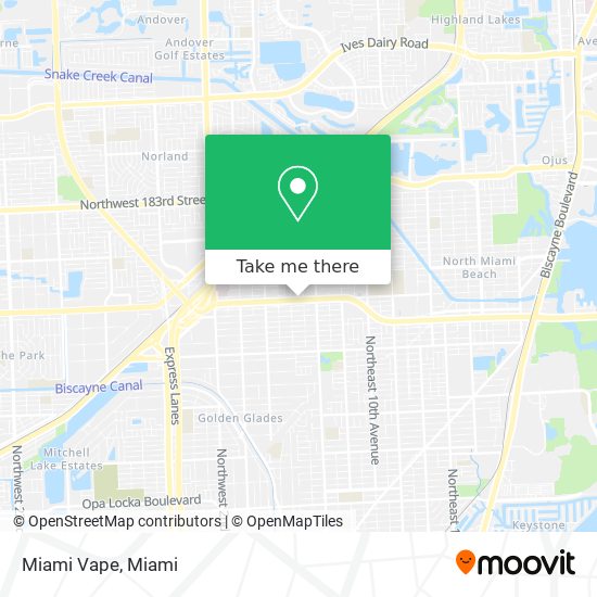 Mapa de Miami Vape