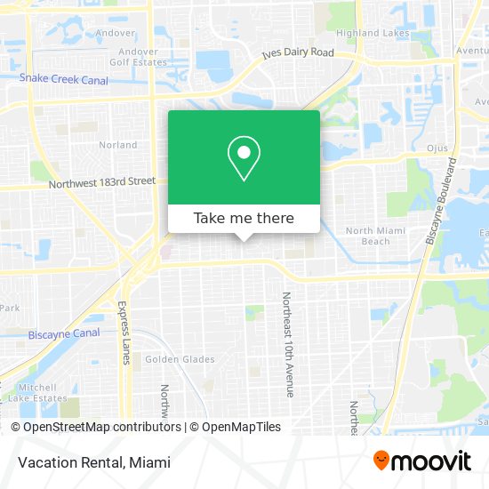 Vacation Rental map