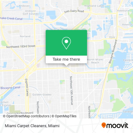 Mapa de Miami Carpet Cleaners