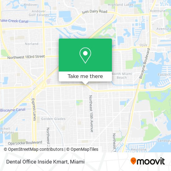 Mapa de Dental Office Inside Kmart