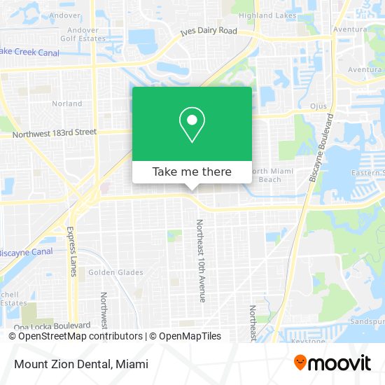 Mount Zion Dental map