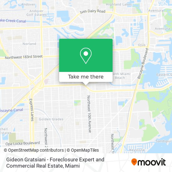 Mapa de Gideon Gratsiani - Foreclosure Expert and Commercial Real Estate