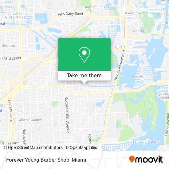 Mapa de Forever Young Barber Shop