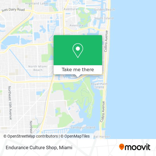 Endurance Culture Shop map