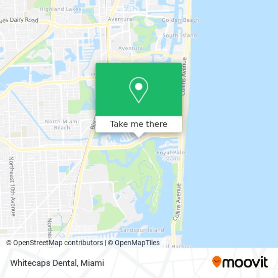 Whitecaps Dental map
