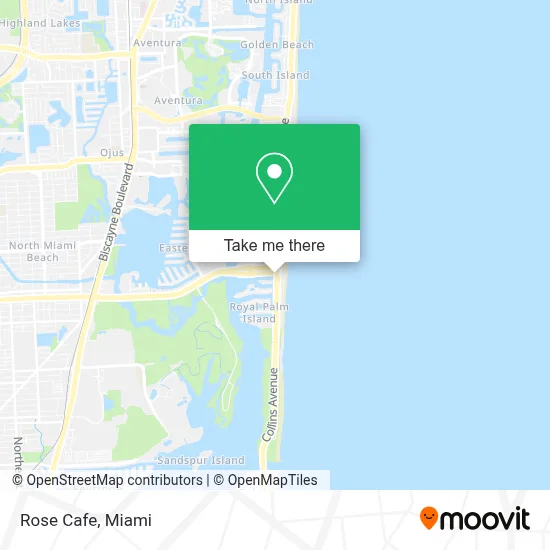 Rose Cafe map