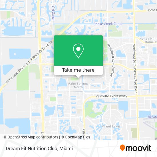 Dream Fit Nutrition Club map