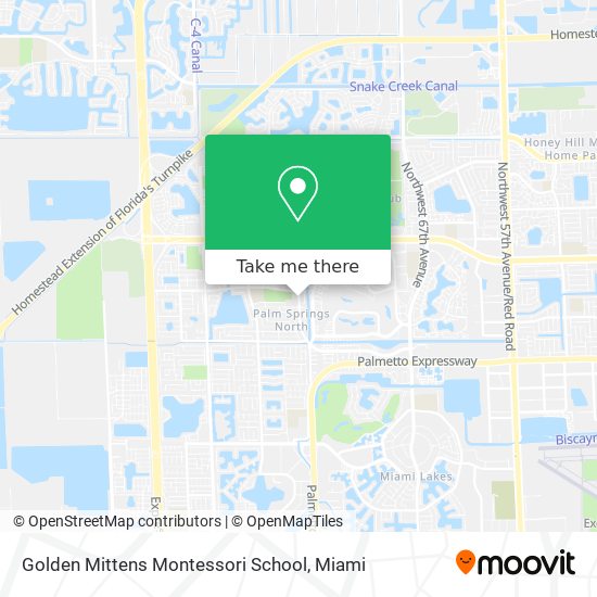 Golden Mittens Montessori School map