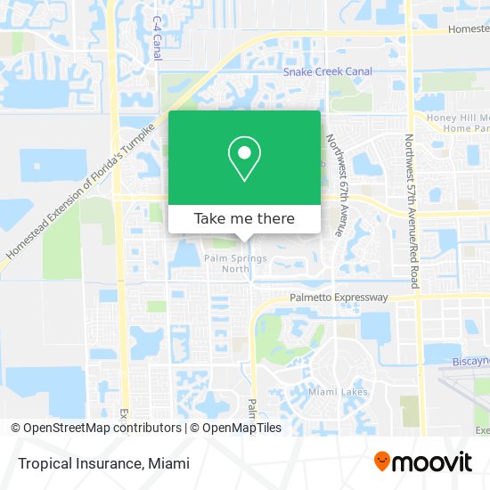 Mapa de Tropical Insurance