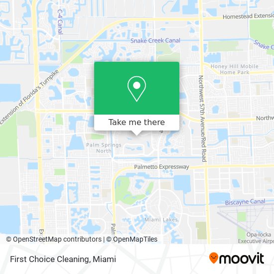 Mapa de First Choice Cleaning