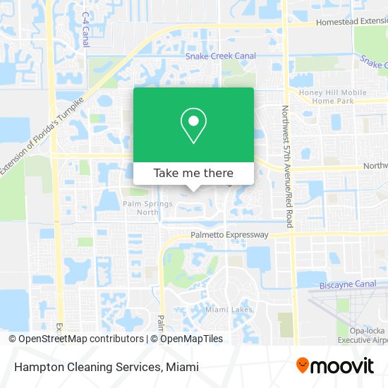 Mapa de Hampton Cleaning Services