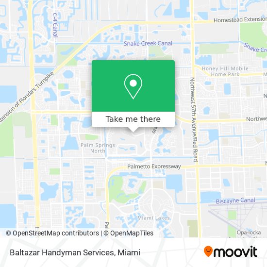 Baltazar Handyman Services map
