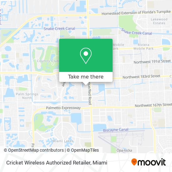 Cricket Wireless Authorized Retailer map