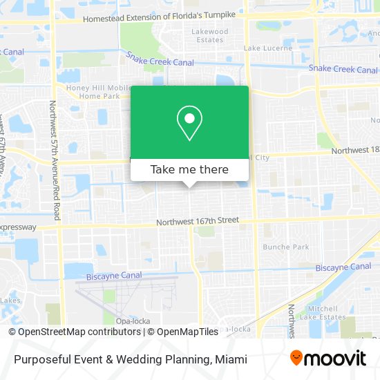 Mapa de Purposeful Event & Wedding Planning