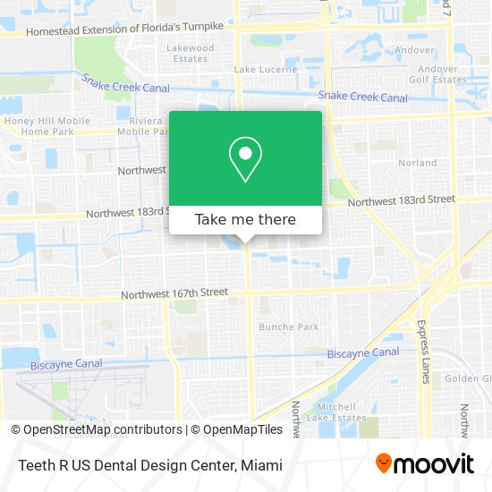 Mapa de Teeth R US Dental Design Center