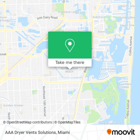 AAA Dryer Vents Solutions map