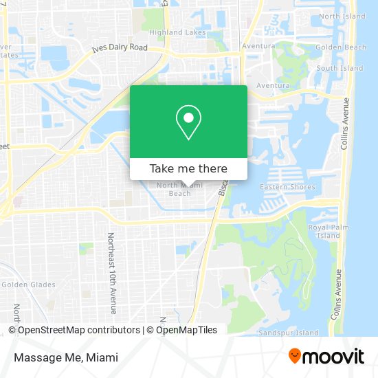 Massage Me map