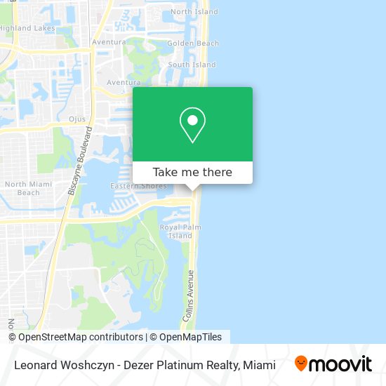 Leonard Woshczyn - Dezer Platinum Realty map