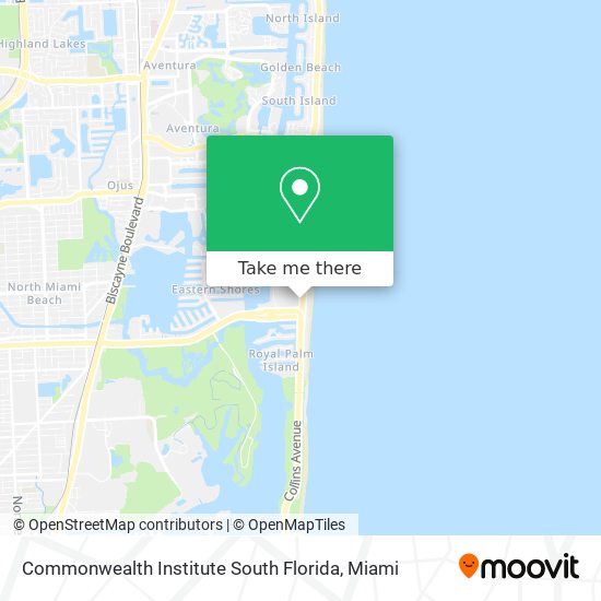 Mapa de Commonwealth Institute South Florida