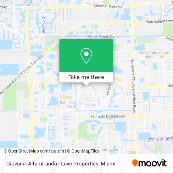 Giovanni Altamiranda - Luxe Properties map