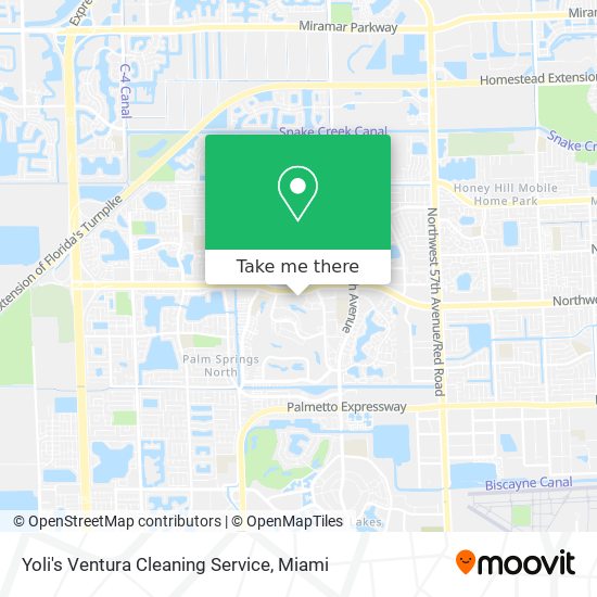 Yoli's Ventura Cleaning Service map