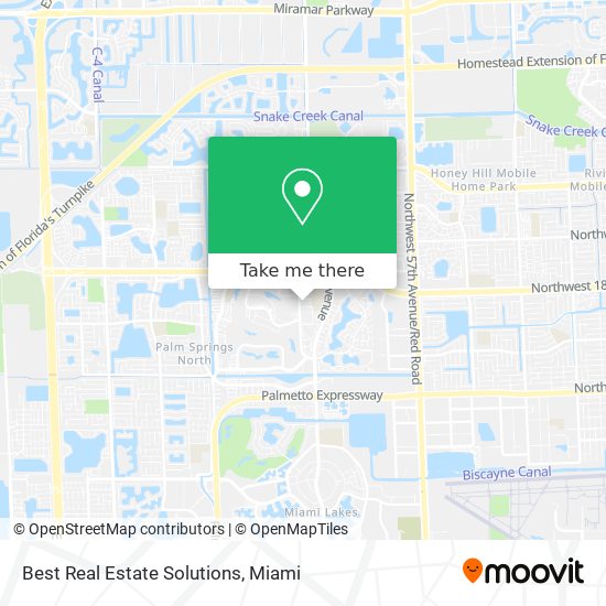 Best Real Estate Solutions map