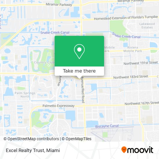 Excel Realty Trust map