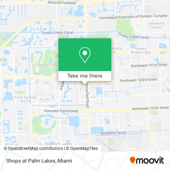 Shops at Palm Lakes map