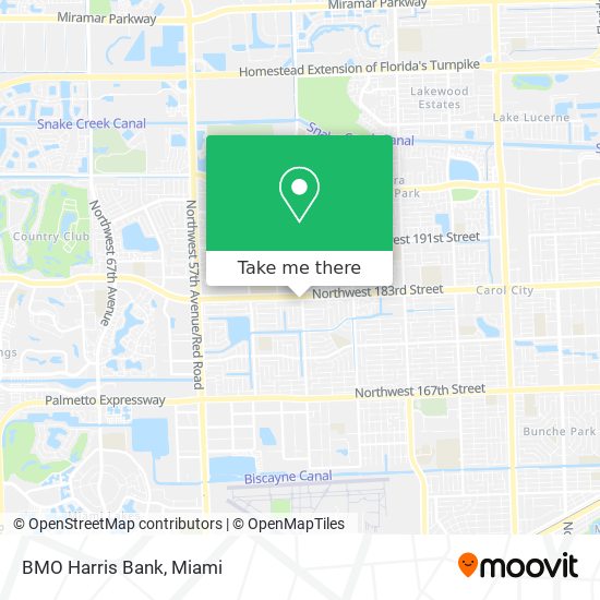 BMO Harris Bank map