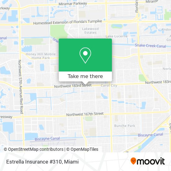 Estrella Insurance #310 map