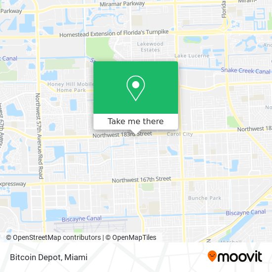 Bitcoin Depot map