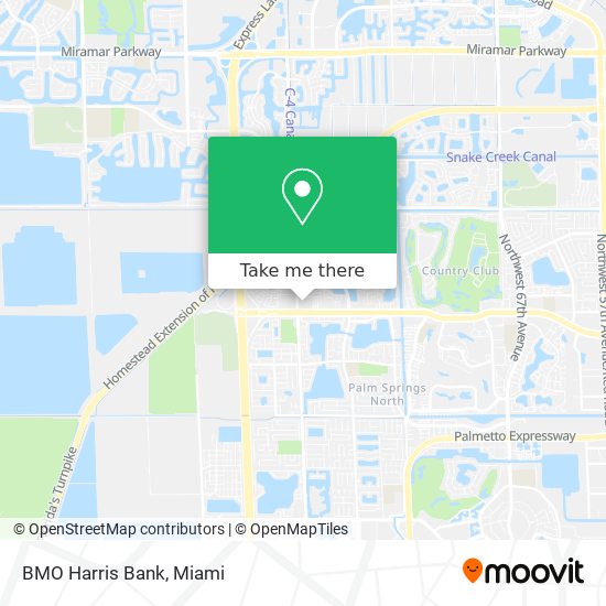 BMO Harris Bank map