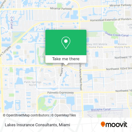 Lakes Insurance Consultants map