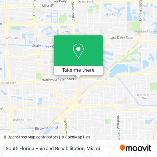 South Florida Pain and Rehabilitation map