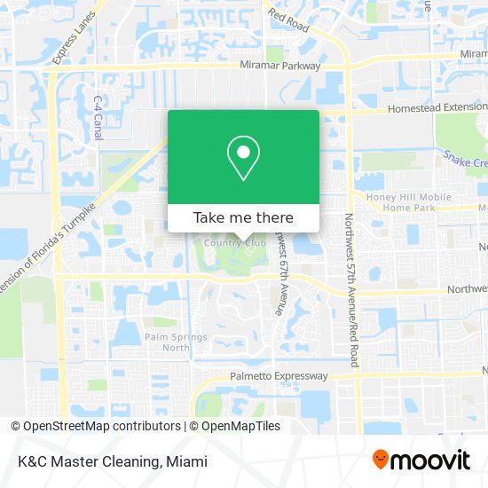 K&C Master Cleaning map