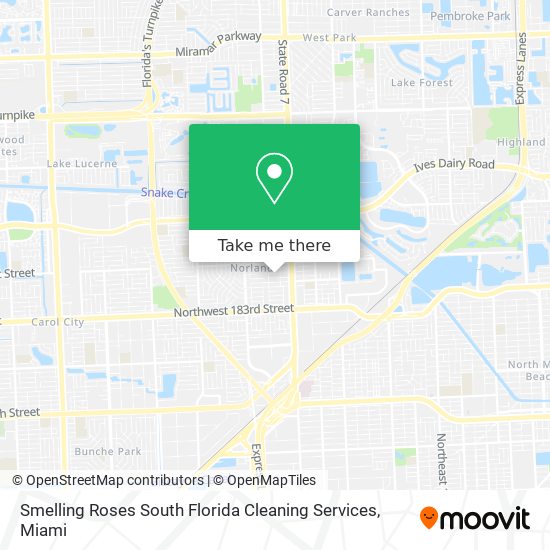 Mapa de Smelling Roses South Florida Cleaning Services