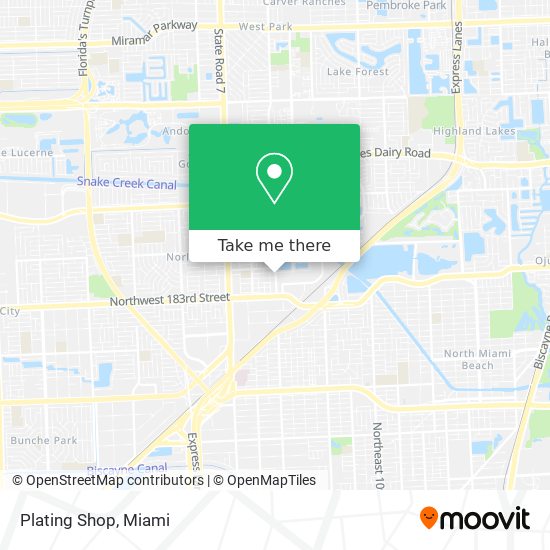 Mapa de Plating Shop
