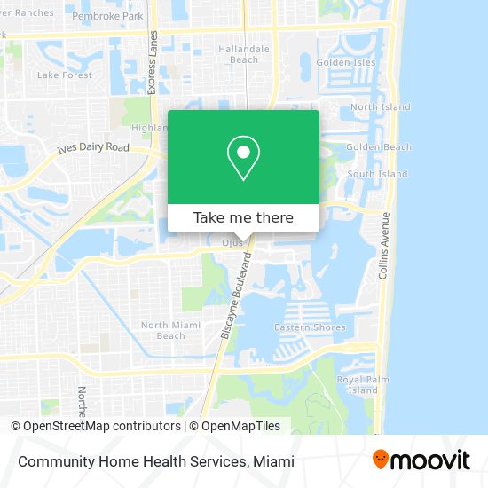 Community Home Health Services map