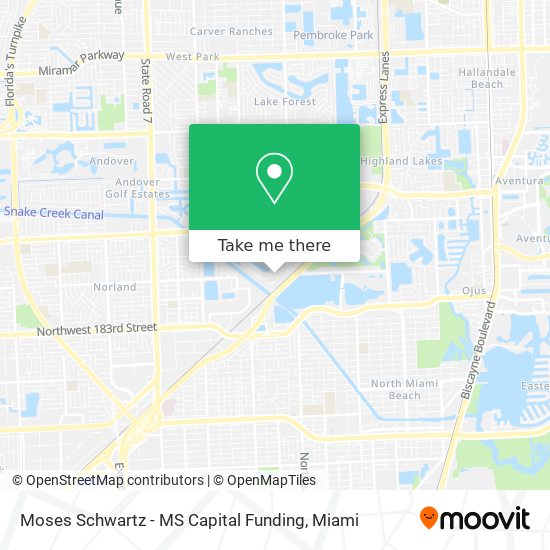 Moses Schwartz - MS Capital Funding map